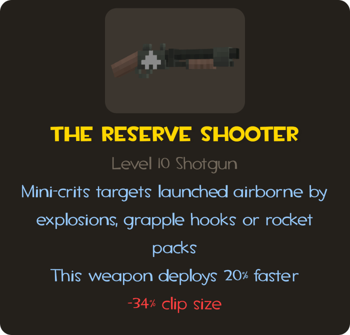 The Reserve Shooter