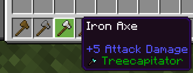 Treecapitator on Iron Axe