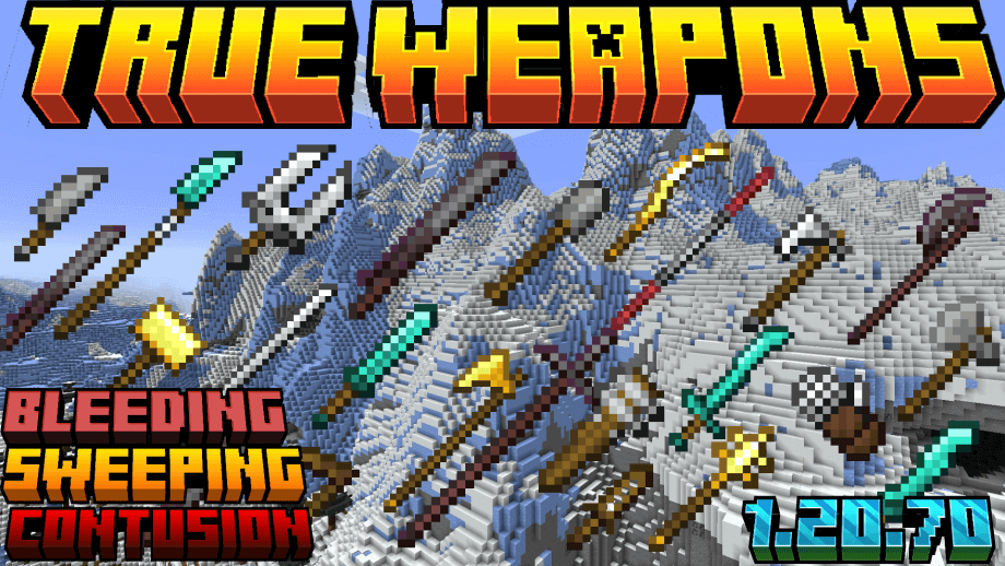 Thumbnail: True Weapons [Compatible with Other Addons] [1.20.70+]