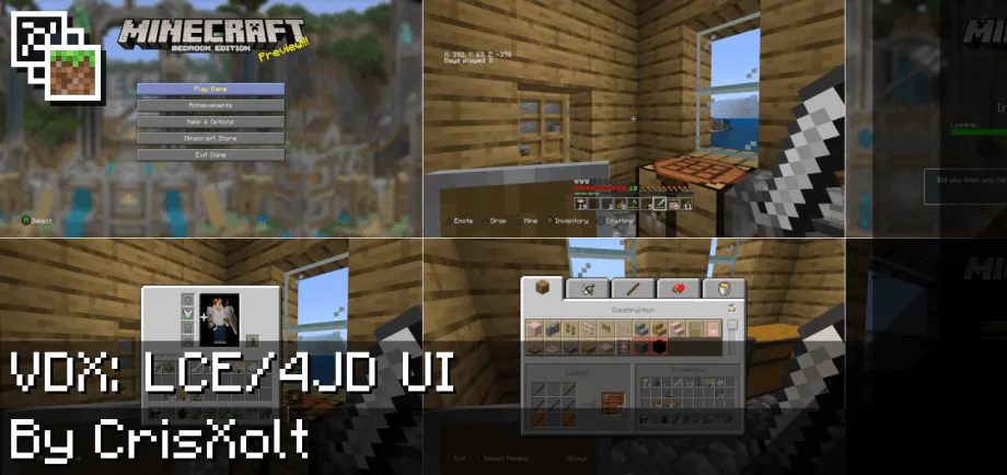 Thumbnail: Vanilla DX: LCE/4JD UI v1.0.2 [for v1.20.80]