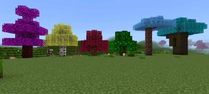 ZC Better Vanilla: Colourful Leaves