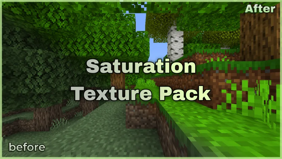 Thumbnail: Saturation Texture Pack