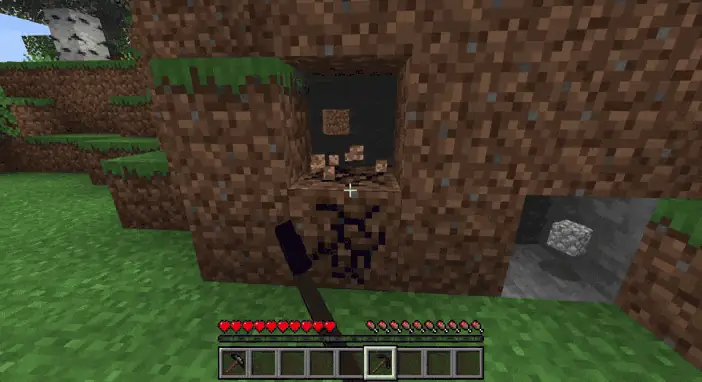 Obsidian Pickaxe Demonstration