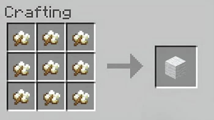 Wool Block Crafting