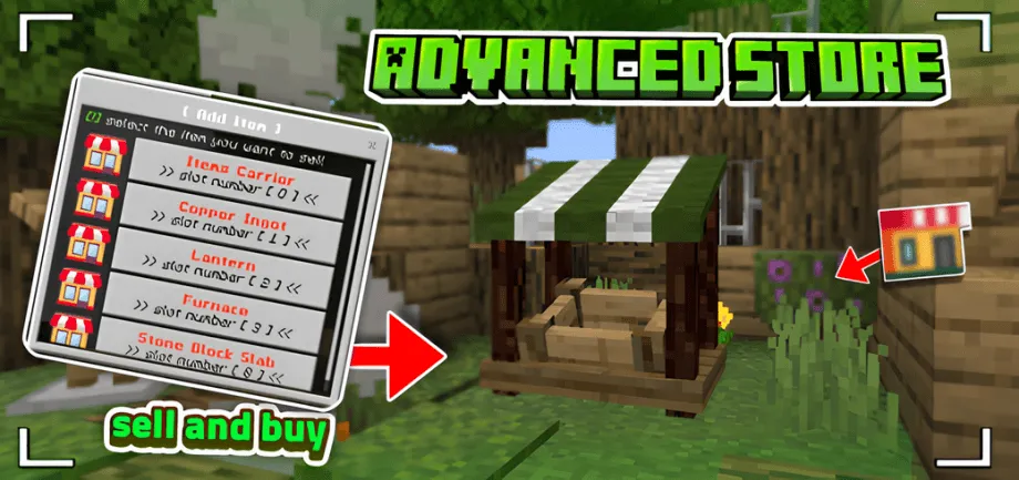 Thumbnail: Advanced Shop v1 1.21.21! [Spawn Shop Fixed 🚩]