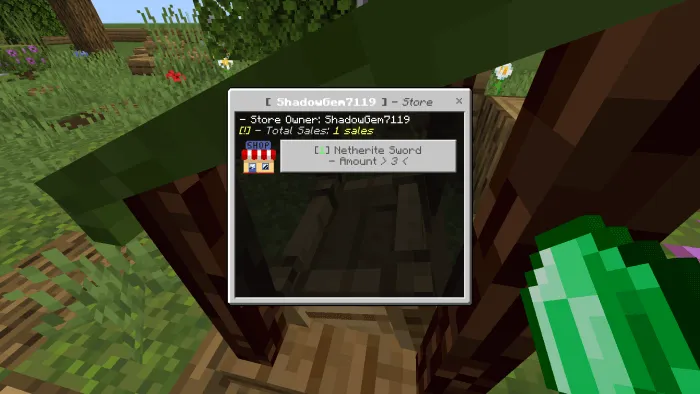 Sales Settings: Screenshot 1