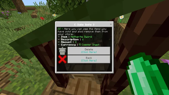Sales Settings: Screenshot 2