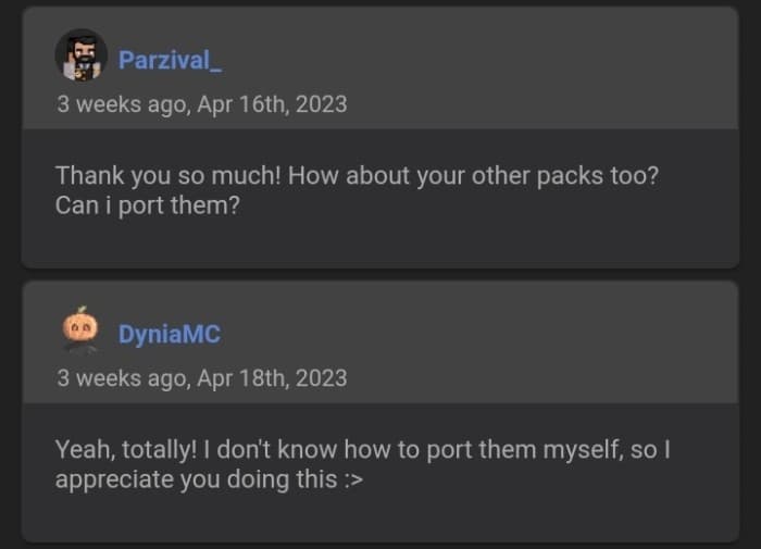 DyniaMC's Permission for Parzival_
