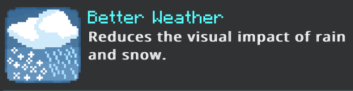 Better Weather: Pack Description