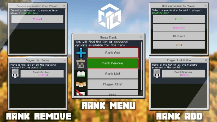 Multi Rank System Menu