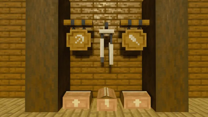 Box, Wind Bell and Hanging Sign: Screenshot