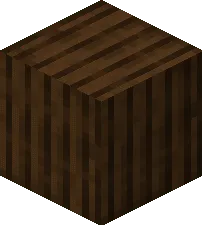 Dark Oak Vertical Short Tiles