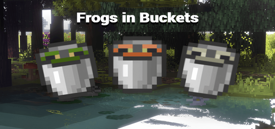Thumbnail: Edds' Frogs in Buckets (NEW Stable version for 1.20.60+)