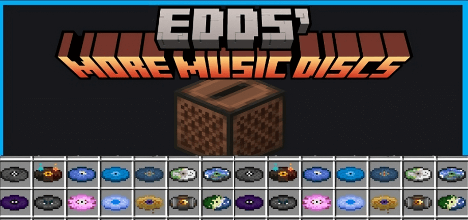 Thumbnail: Edds' More Music Discs v8 (NEW MUSIC DISC SUPPORT, 1.21)