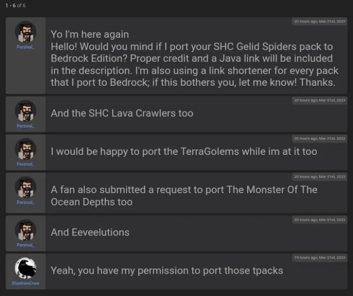 ShadowsCrow's Permission for Parzival