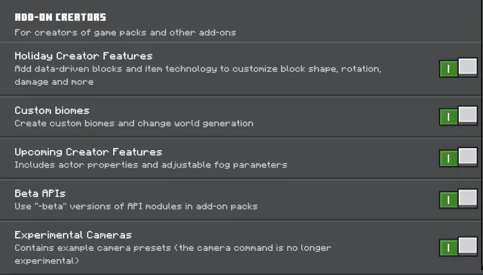 Required Experiments for Gojo Addon