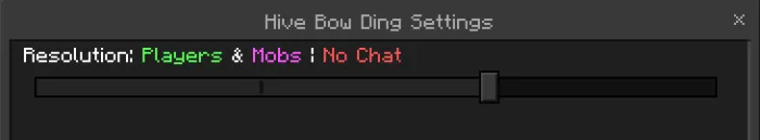 Resolution: Players & Mobs | No Chat