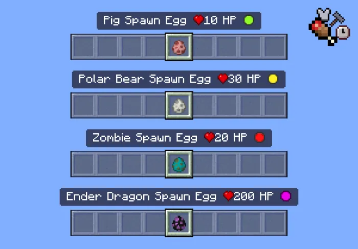 Mob Spawn Eggs Info