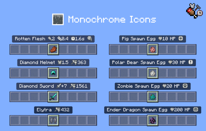 Monochrome Icons