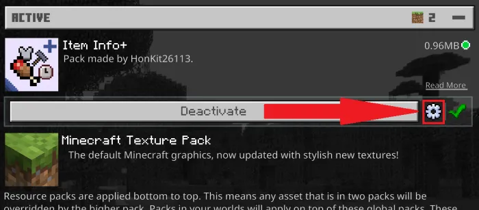 Item Info+ Subpack Settings
