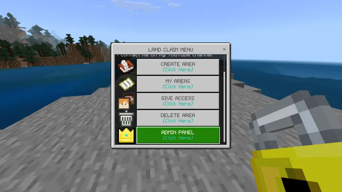 Admin Panel: Screenshot 1