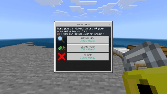 Delete Option: Screenshot 1