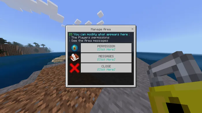 List of Areas: Screenshot 2