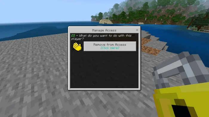 Option 1 - Players Permission: Screenshot 2