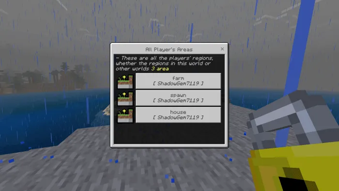 Option 3 - All Areas: Screenshot