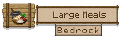 Large Meals Bedrock Logo
