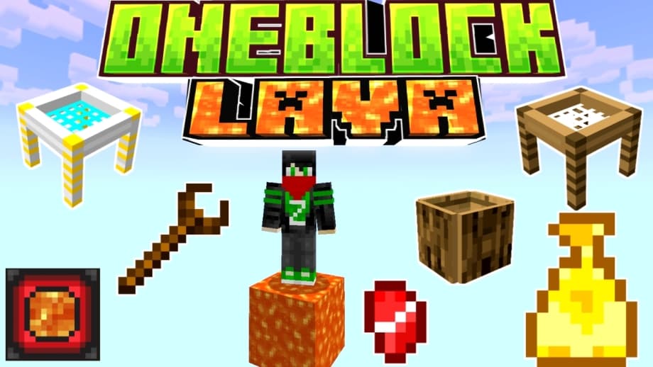 Thumbnail: Lava One Block Modpack - No World Modpack