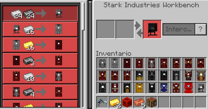 Stark Industries Workbench UI