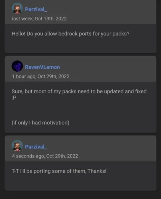 RavenVLemon's Permission for Parzival_