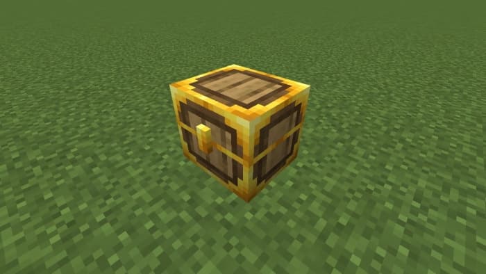 Locked Golden Crate