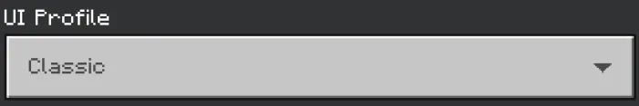 UI Profile: Classic