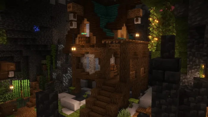 Lush Cave Base: Screenshot 2