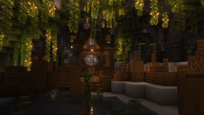 Lush Cave Base: Screenshot 8