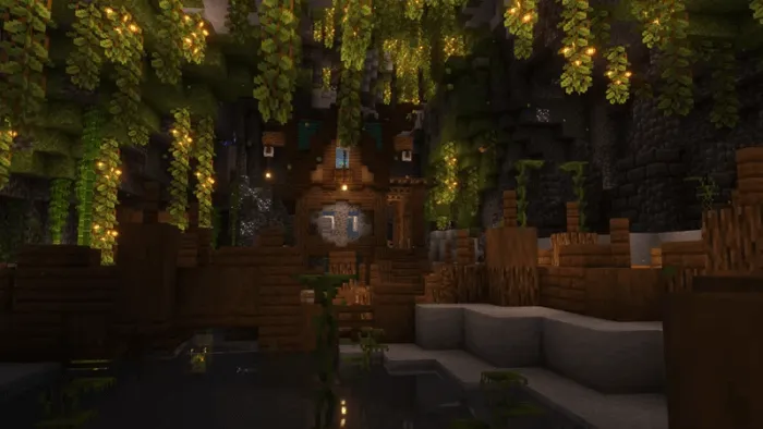 Lush Cave Base: Screenshot 8