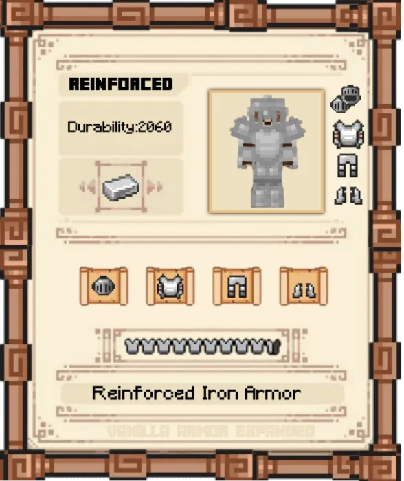 Reinforced Iron Armor Stats