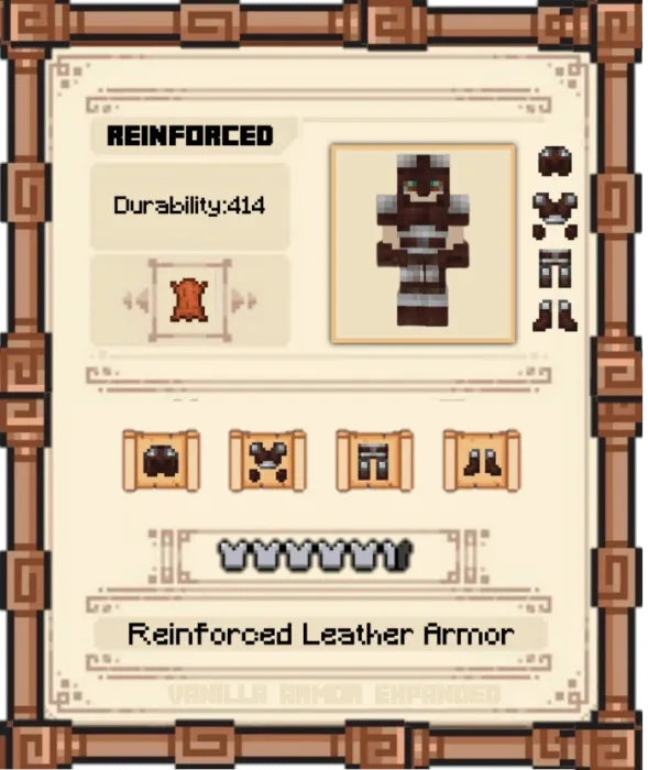 Reinforced Leather Armor Stats