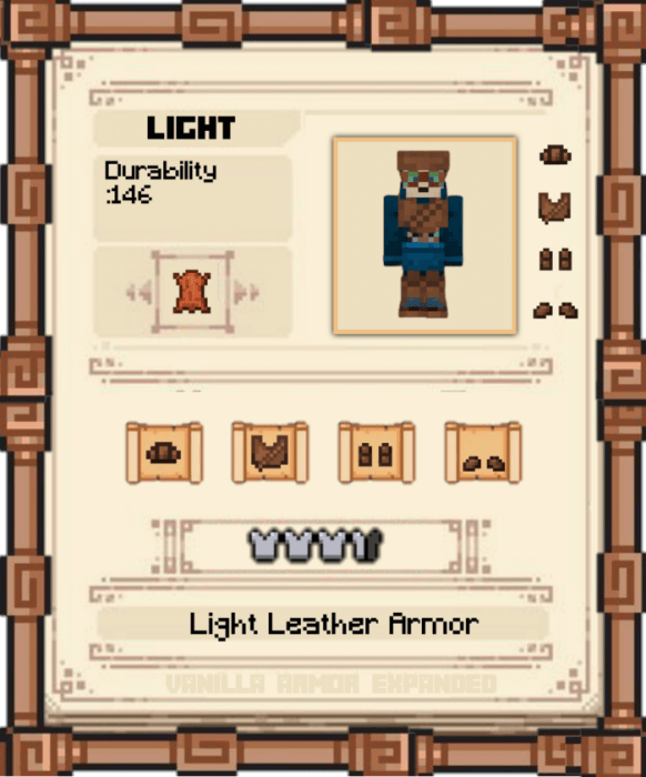 Light Leather Armor Stats