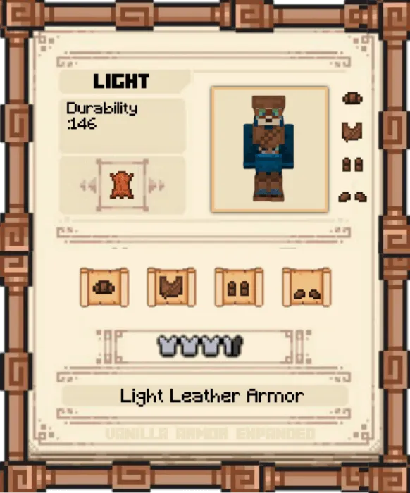 Light Leather Armor Stats