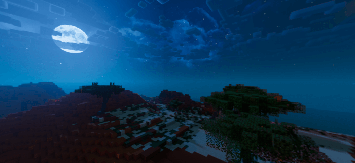 Moonlight Landscape Panorama: Screenshot 2