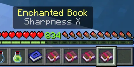 Enchanted Book: Sharpness X