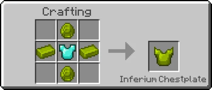 Inferium Chestplate Recipe