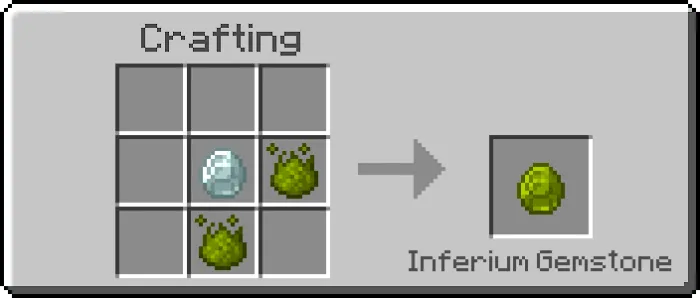 Inferium Gemstone Recipe