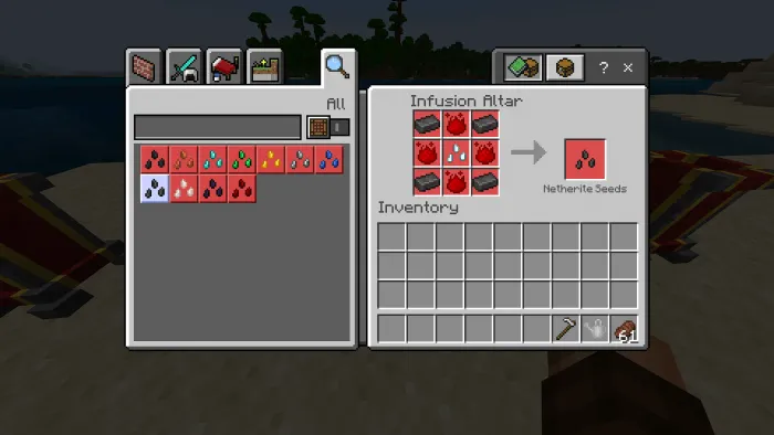 Infusion Altar UI