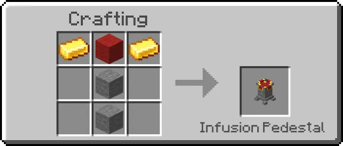 Infusion Pedestal Recipe