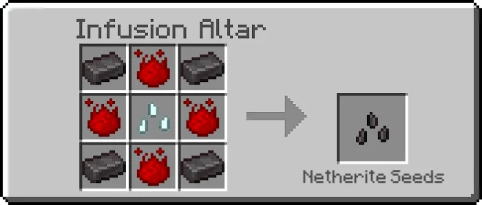 Netherite Seeds Recipe