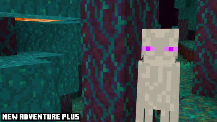 White Enderman: Screenshot